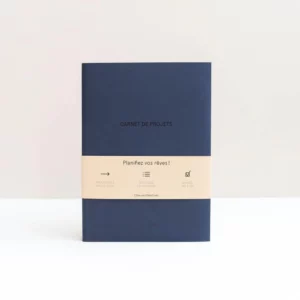 Carnet de Projet Marque 23H59 éditions Sélection Maison O Mana Papeterie haut de gamme Coach papier Méthode pour atteindre ses projets et ses rêves Planifiez ses rêves