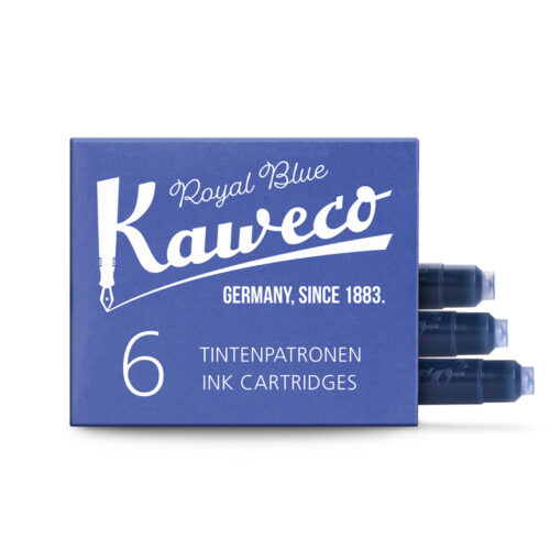 Cartouches d'encre pour stylos plumes Kaweco  ✦ Royal Blue