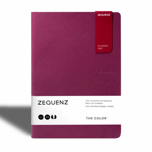 carnet zequenz ouverture 360 marque page aimanté papeterie haut de gamme sélection maison o mana