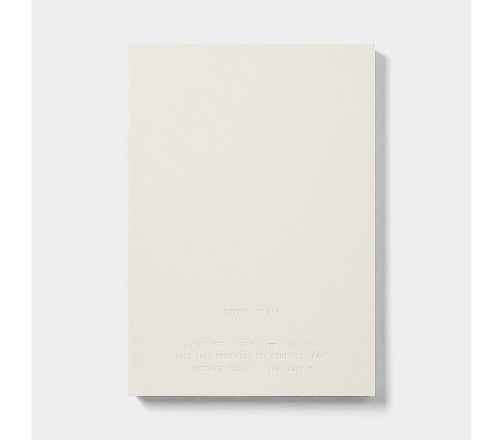 Dotted Journal de Trolls Paper Marque coréenne haut de gamme minimaliste papeterie sélection maison o mana écriture carnet annuel avec pointillés